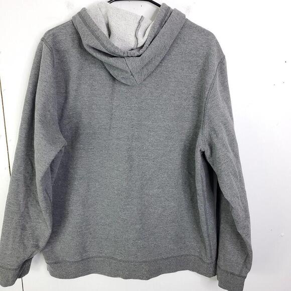 Levis Sweater Womens XL Hoodie Sweatshirt Gray Logo Front Casual Street Billboar - Picture 9 of 9
